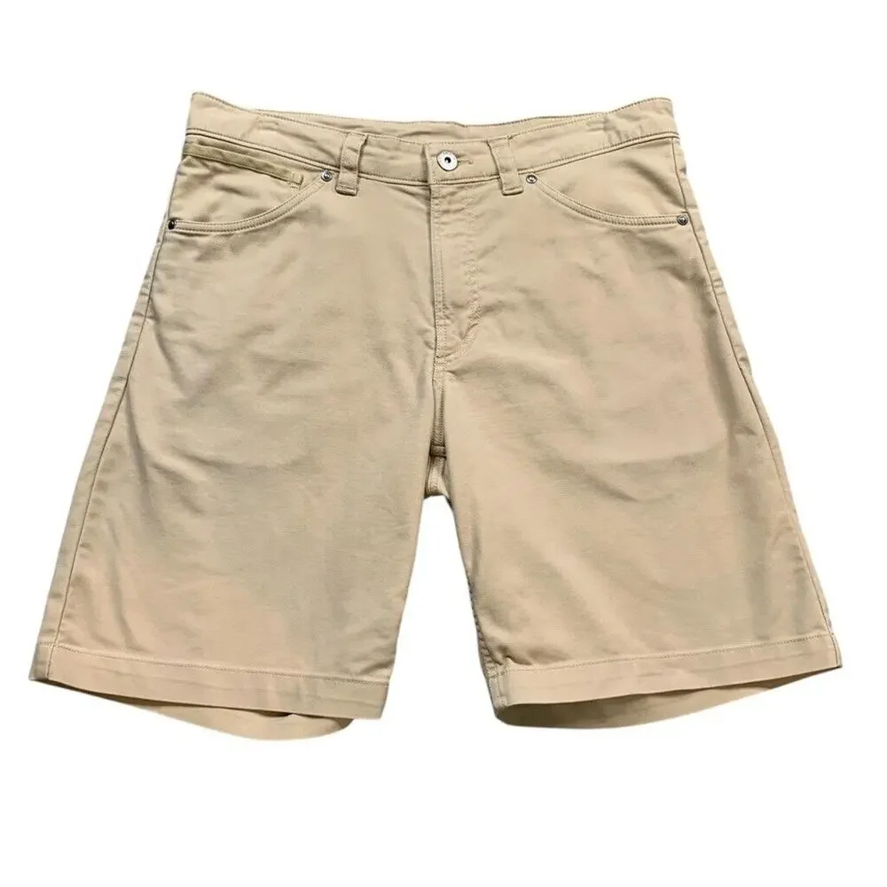 The North Face Shorts Mens 32 Wheat Cotton Stretch Flat Front Casual Walk Chino